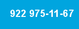 922 975-11-67 922 975-11-67